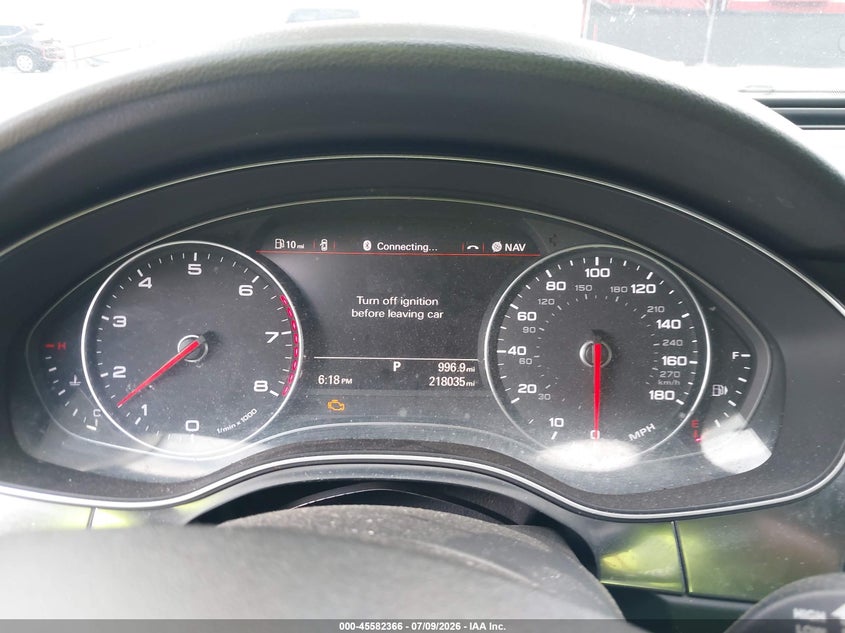 2013 Audi A6 VIN WAUHGAFC4DN020814 IAAI salvage auction — THEFT, Clear (Virginia), sold $2,050 on 2026-07-31 (photo 7)