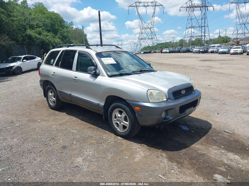 2004 Hyundai Santa fe VIN KM8SC13D64U705206 IAAI salvage auction — LEFT SIDE, Salvage (Pennsylvania), sold $425 on 2026-07-24 (photo 1)