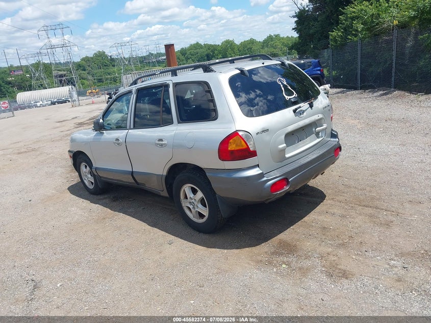 2004 Hyundai Santa fe VIN KM8SC13D64U705206 IAAI salvage auction — LEFT SIDE, Salvage (Pennsylvania), sold $425 on 2026-07-24 (photo 3)