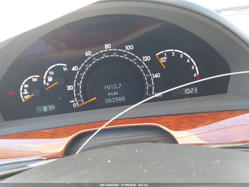 2006 Mercedes-benz S class VIN WDBNF67J06A465725 IAAI salvage auction — NORMAL WEAR, Salvage Title - Dealer (California), sold $625 on 2026-07-13 (photo 7)