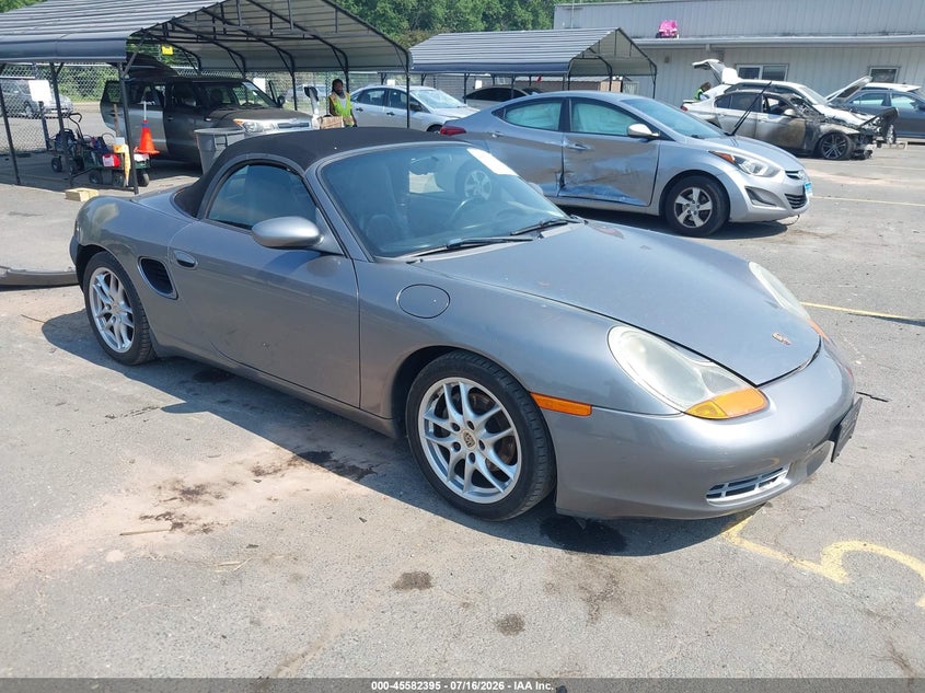 2002 Porsche Boxster VIN WP0CA29892U624633 IAAI salvage auction — REAR END, Salvage (Connecticut), sold $1,050 on 2026-07-23 (photo 1)