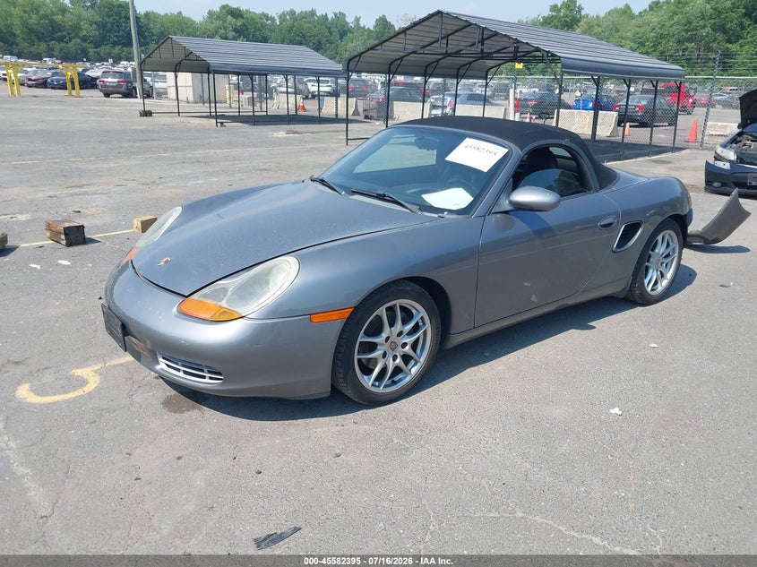 2002 Porsche Boxster VIN WP0CA29892U624633 IAAI salvage auction — REAR END, Salvage (Connecticut), sold $1,050 on 2026-07-23 (photo 2)