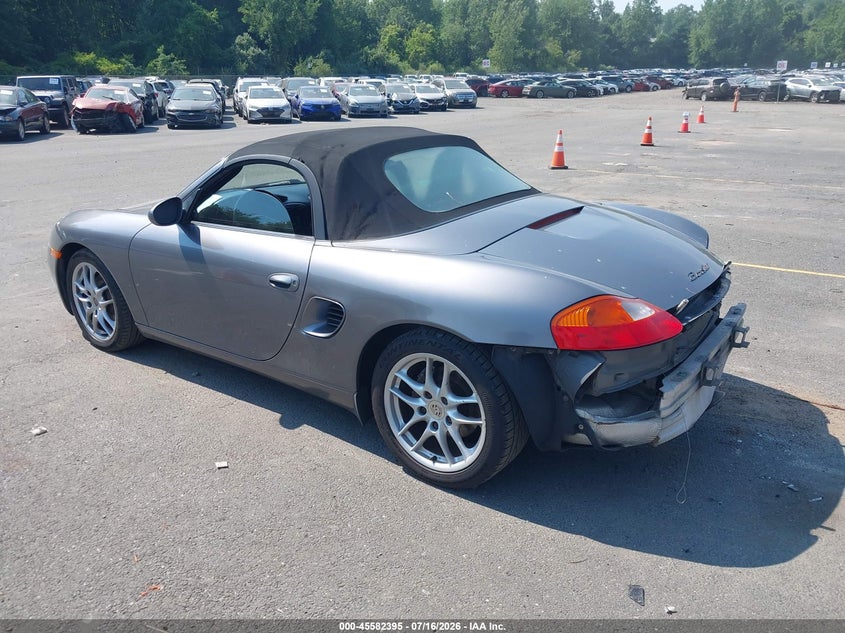 2002 Porsche Boxster VIN WP0CA29892U624633 IAAI salvage auction — REAR END, Salvage (Connecticut), sold $1,050 on 2026-07-23 (photo 3)