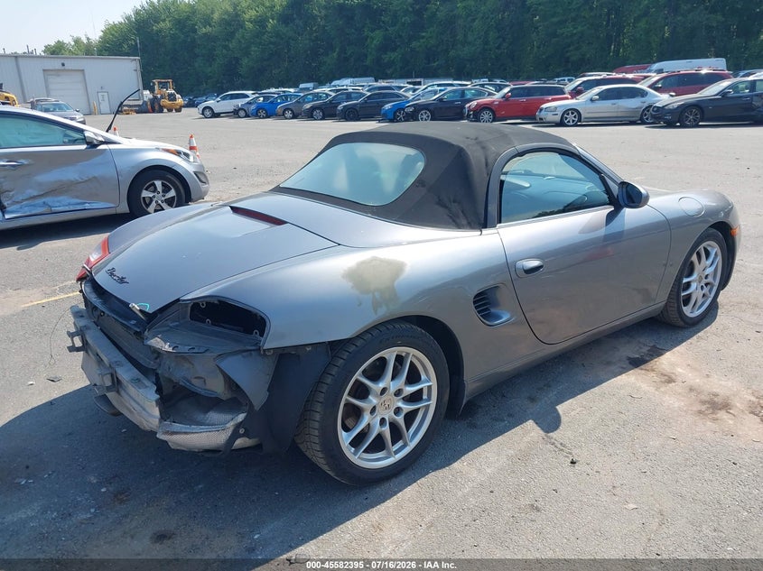 2002 Porsche Boxster VIN WP0CA29892U624633 IAAI salvage auction — REAR END, Salvage (Connecticut), sold $1,050 on 2026-07-23 (photo 4)