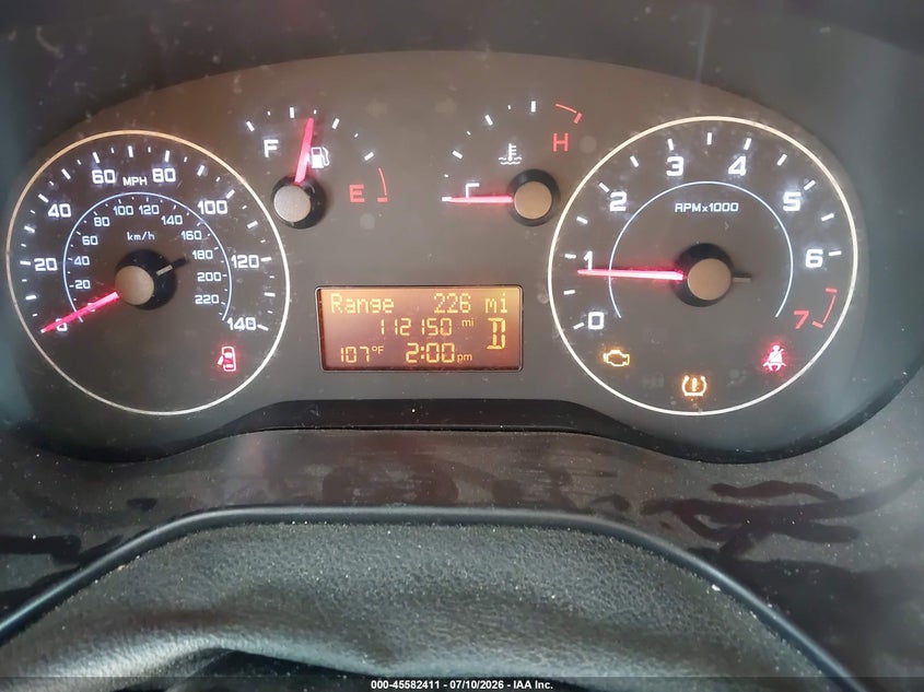 2021 Ram Promaster city VIN ZFBHRFAB0M6T93726 IAAI salvage auction — UNKNOWN, Enterprise Vehicles Clear Only (Texas), sold $4,100 on 2026-07-20 (photo 7)