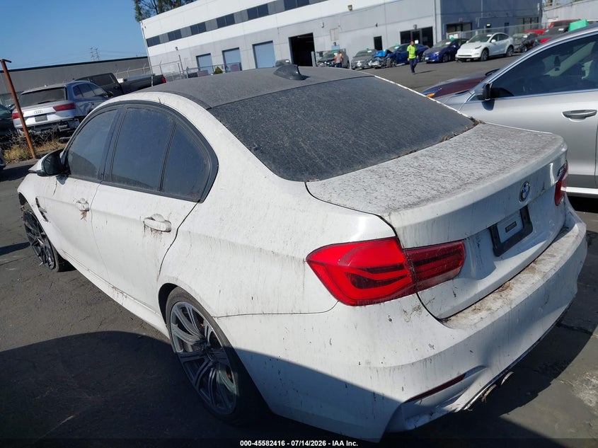 2017 BMW M3 VIN WBS8M9C38H5G85554 IAAI salvage auction — FRONT END, Salvage Certificate (California), sold $625 on 2026-07-22 (photo 3)