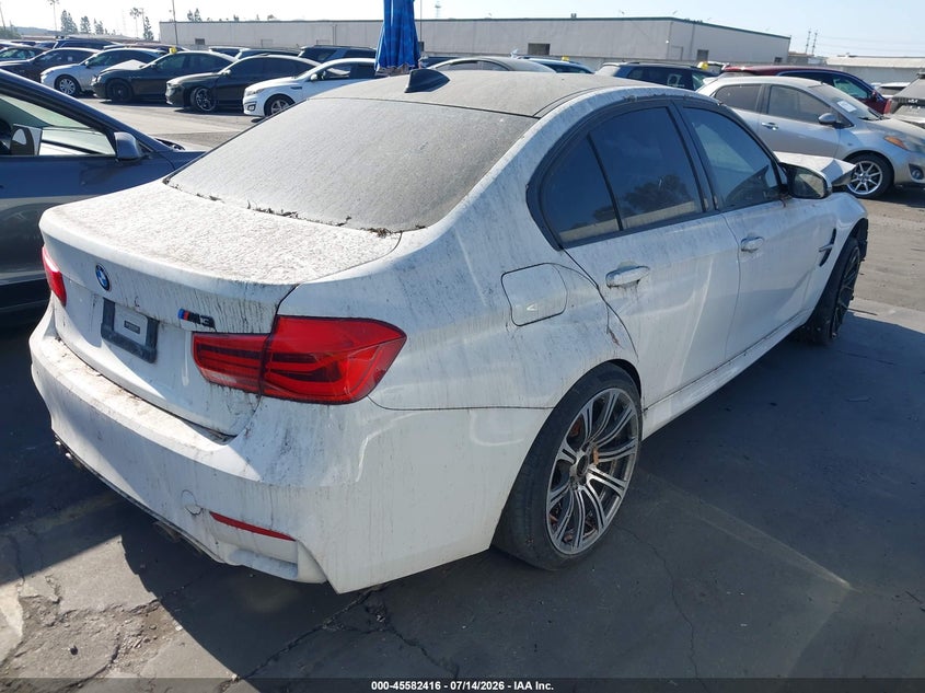 2017 BMW M3 VIN WBS8M9C38H5G85554 IAAI salvage auction — FRONT END, Salvage Certificate (California), sold $625 on 2026-07-22 (photo 4)