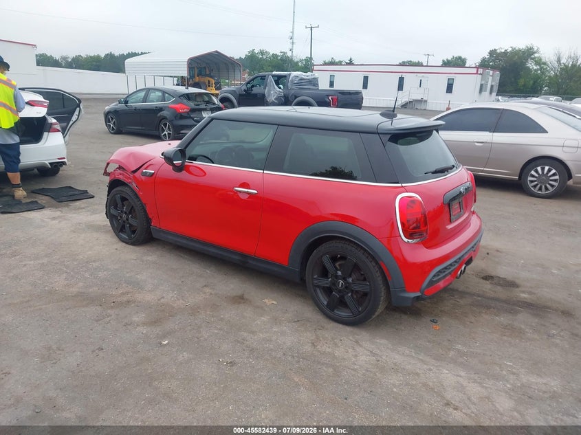 2022 Mini Hard top VIN WMW53DH09N2P80050 IAAI salvage auction — FRONT END, Wait Title, sold $2,150 on 2026-08-29 (photo 3)