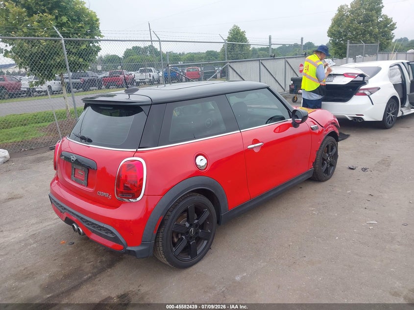 2022 Mini Hard top VIN WMW53DH09N2P80050 IAAI salvage auction — FRONT END, Wait Title, sold $2,150 on 2026-08-29 (photo 4)