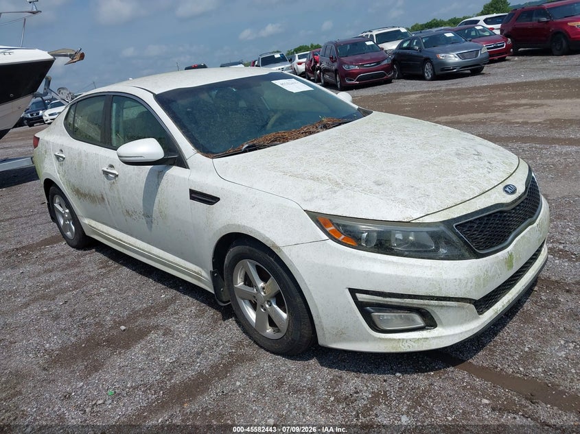 2015 Kia Optima VIN 5XXGM4A78FG478681 IAAI salvage auction — NORMAL WEAR, Clear (Tennessee), sold $1,150 on 2026-07-16 (photo 1)