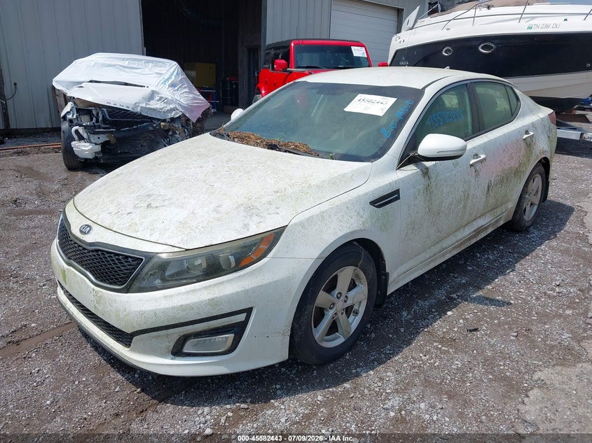 2015 Kia Optima VIN 5XXGM4A78FG478681 IAAI salvage auction — NORMAL WEAR, Clear (Tennessee), sold $1,150 on 2026-07-16 (photo 2)