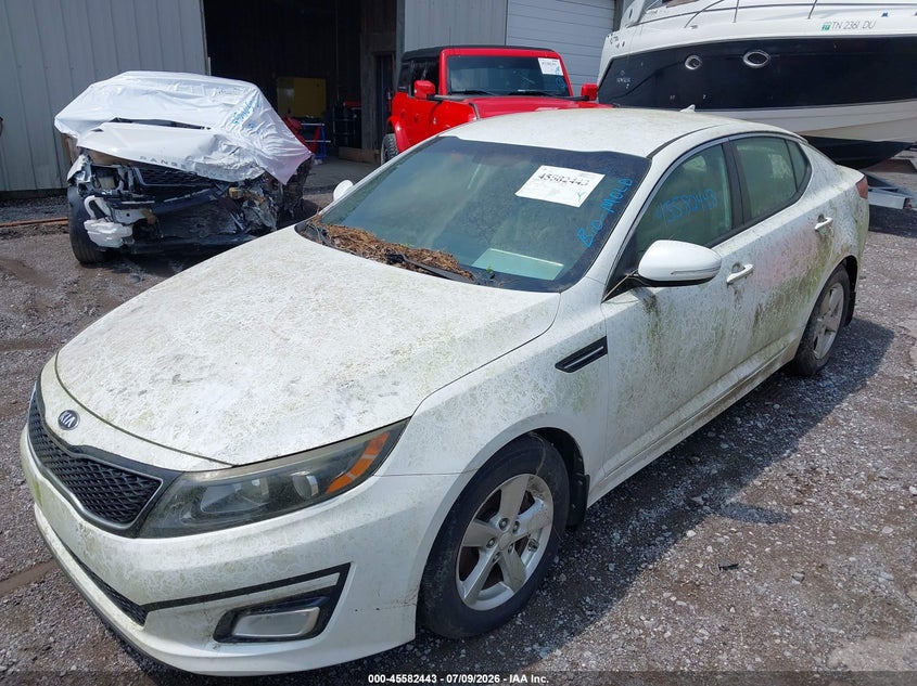 2015 Kia Optima VIN 5XXGM4A78FG478681 IAAI salvage auction — NORMAL WEAR, Clear (Tennessee), sold $1,150 on 2026-07-16 (photo 6)