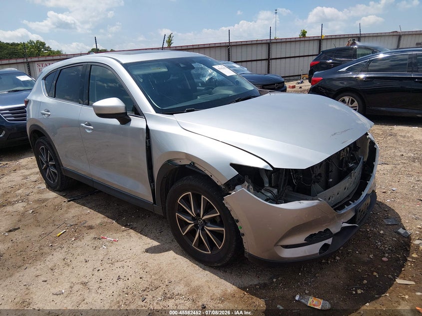 2018 Mazda Cx-5 VIN JM3KFADM5J0377796 IAAI salvage auction — FRONT END, Clear (Arkansas), sold $4,500 on 2026-08-02 (photo 1)