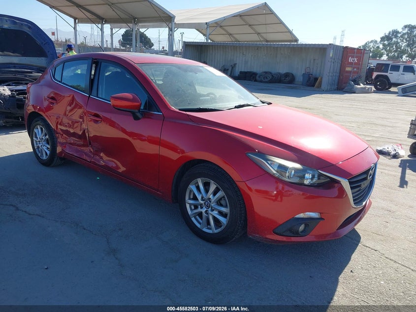 2016 Mazda 3 VIN JM1BM1L76G1326207 IAAI salvage auction — SIDE, Salvage Title, sold $2,050 on 2026-07-31 (photo 1)