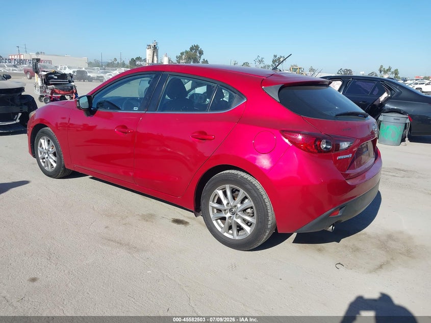 2016 Mazda 3 VIN JM1BM1L76G1326207 IAAI salvage auction — SIDE, Salvage Title, sold $2,050 on 2026-07-31 (photo 3)
