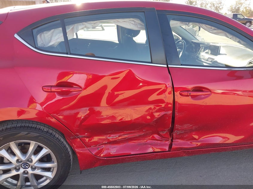 2016 Mazda 3 VIN JM1BM1L76G1326207 IAAI salvage auction — SIDE, Salvage Title, sold $2,050 on 2026-07-31 (photo 6)