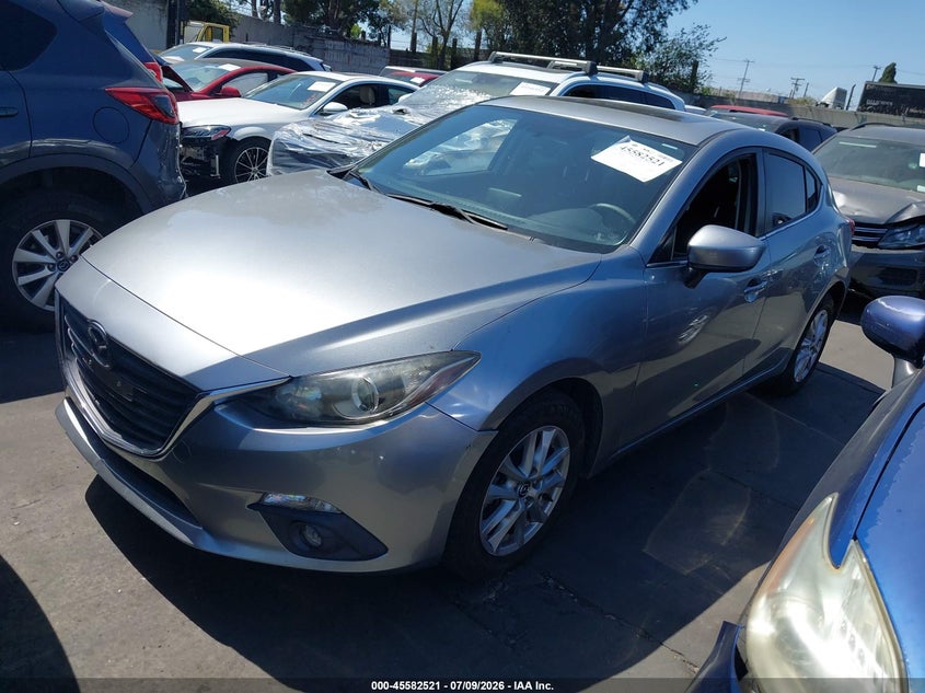 2016 Mazda 3 VIN JM1BM1M7XG1349228 IAAI salvage auction — RIGHT FRONT, Salvage Title, sold $25 on 2026-07-29 (photo 2)