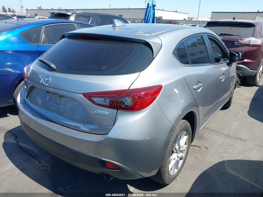 2016 Mazda 3 VIN JM1BM1M7XG1349228 IAAI salvage auction — RIGHT FRONT, Salvage Title, sold $25 on 2026-07-29 (photo 4)