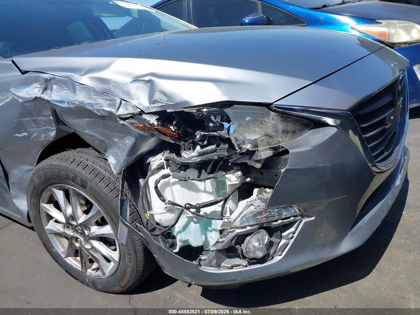 2016 Mazda 3 VIN JM1BM1M7XG1349228 IAAI salvage auction — RIGHT FRONT, Salvage Title, sold $25 on 2026-07-29 (photo 6)