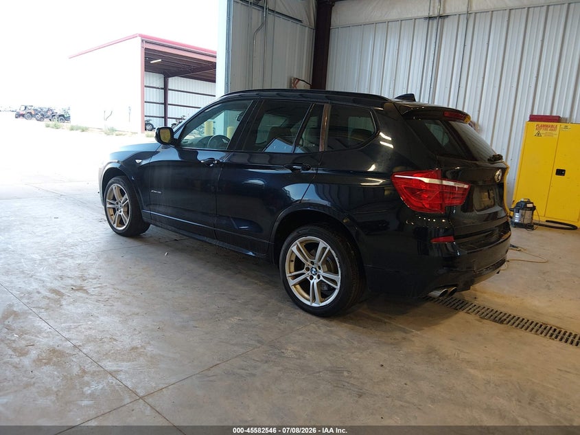 2012 BMW X3 VIN 5UXWX7C50CL975377 IAAI salvage auction — NORMAL WEAR, Clear (Utah), sold $225 on 2026-07-13 (photo 3)