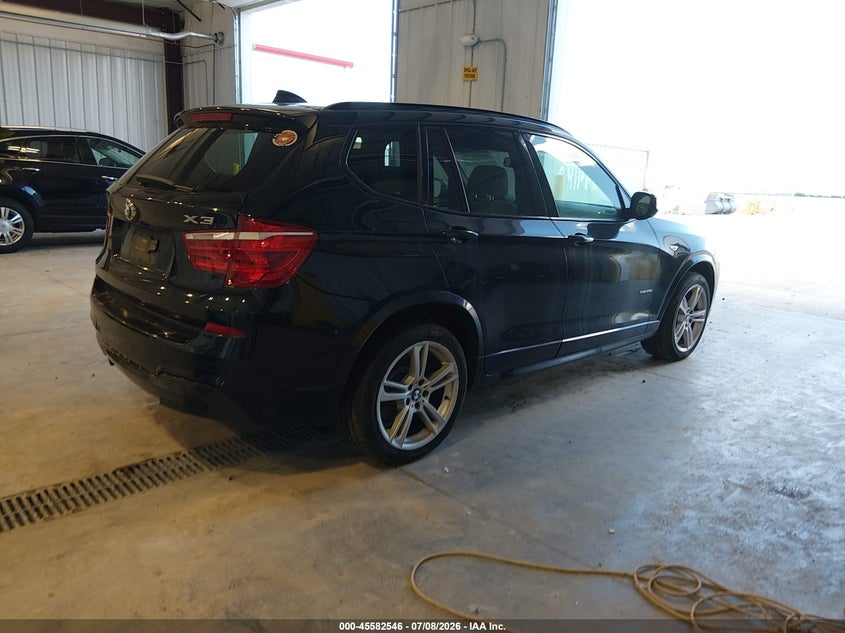 2012 BMW X3 VIN 5UXWX7C50CL975377 IAAI salvage auction — NORMAL WEAR, Clear (Utah), sold $225 on 2026-07-13 (photo 4)