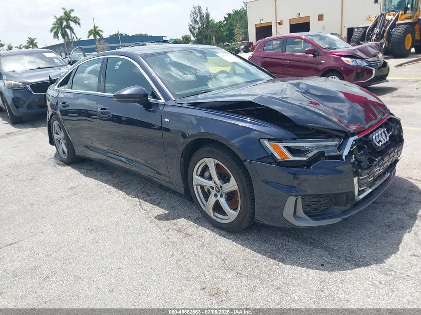 2024 Audi A6 VIN WAUL2BF24RN016369 IAAI salvage auction — FRONT & REAR, Certificate Of Destruction (Florida), sold $7,850 on 2026-07-30 (photo 1)