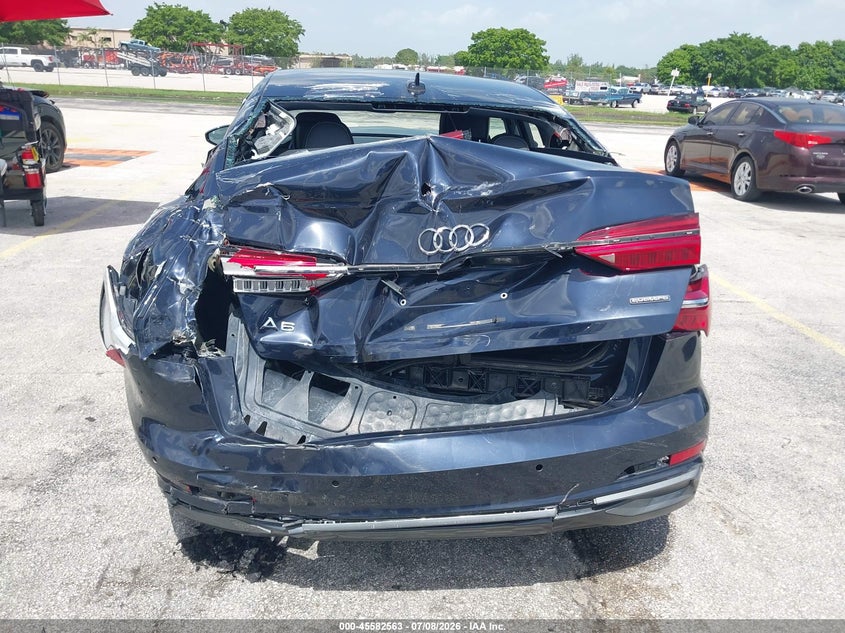 2024 Audi A6 VIN WAUL2BF24RN016369 IAAI salvage auction — FRONT & REAR, Certificate Of Destruction (Florida), sold $7,850 on 2026-07-30 (photo 6)