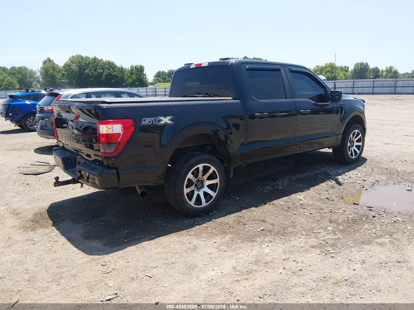 2023 Ford F-150 VIN 1FTFW1E57PKF37532 IAAI salvage auction — FRONT END, Clear (Arkansas), sold $16,400 on 2026-07-29 (photo 4)