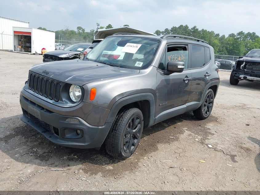 2016 Jeep Renegade VIN ZACCJBBT5GPE05434 IAAI salvage auction — RIGHT FRONT, Clear (Virginia), sold $1,350 on 2026-08-14 (photo 2)