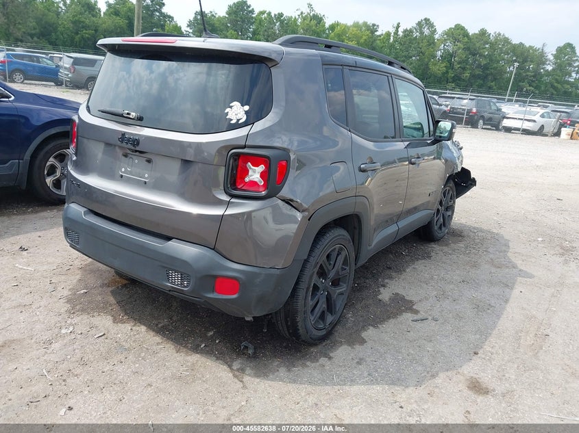 2016 Jeep Renegade VIN ZACCJBBT5GPE05434 IAAI salvage auction — RIGHT FRONT, Clear (Virginia), sold $1,350 on 2026-08-14 (photo 4)