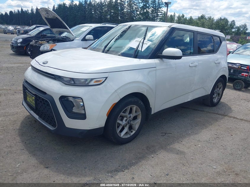 2021 Kia Soul VIN KNDJ23AUXM7769104 IAAI salvage auction — LEFT FRONT, Clear (Washington), sold $3,050 on 2026-07-22 (photo 2)