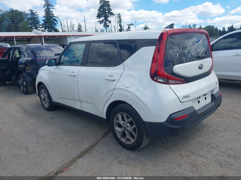 2021 Kia Soul VIN KNDJ23AUXM7769104 IAAI salvage auction — LEFT FRONT, Clear (Washington), sold $3,050 on 2026-07-22 (photo 3)