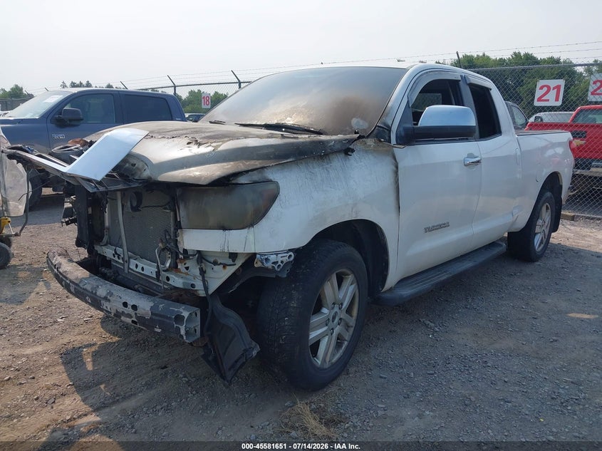 2007 Toyota Tundra VIN 5TBBV581X7S476437 IAAI salvage auction — Burn Engine, Mv-907A (New York), sold $100 on 2026-07-30 (photo 2)