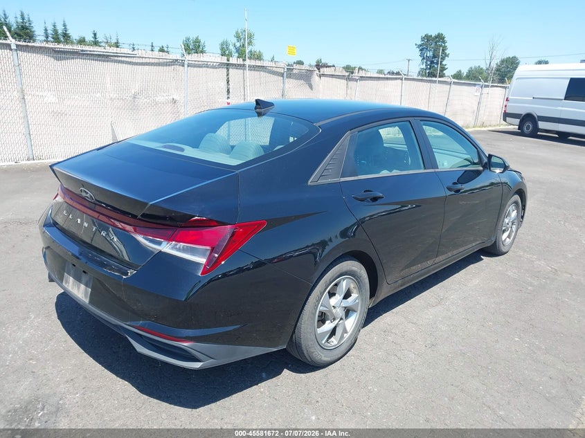 2021 Hyundai Elantra VIN 5NPLL4AG2MH047451 IAAI salvage auction — NORMAL WEAR, Sf97 (Oregon), sold $8,800 on 2026-07-29 (photo 4)