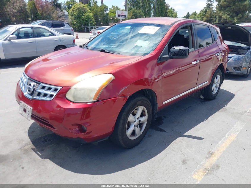 2012 Nissan Rogue VIN JN8AS5MT8CW281910 IAAI salvage auction — NORMAL WEAR, App For Dup Salv Title - Dealer (California), sold $325 on 2026-07-20 (photo 2)