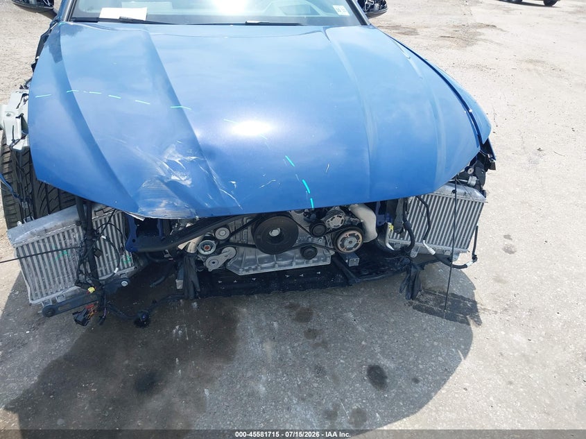 2025 Audi VIN WUA1DBF21SN910410 IAAI salvage auction — FRONT END, Salvage Title, sold $45,250 on 2026-09-14 (photo 6)