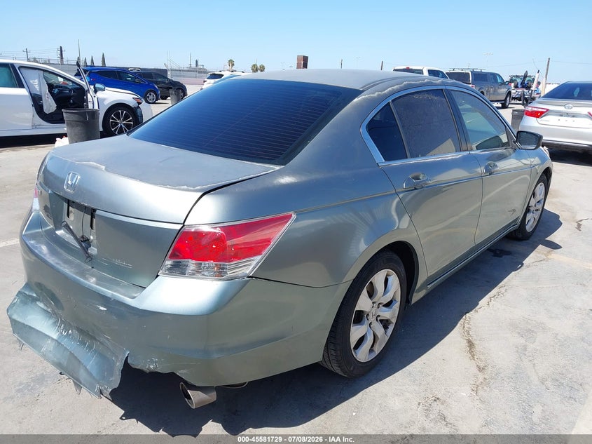 2008 Honda Accord VIN JHMCP26768C054663 IAAI salvage auction — FRONT & REAR, Salvage (California), sold $925 on 2026-07-22 (photo 4)
