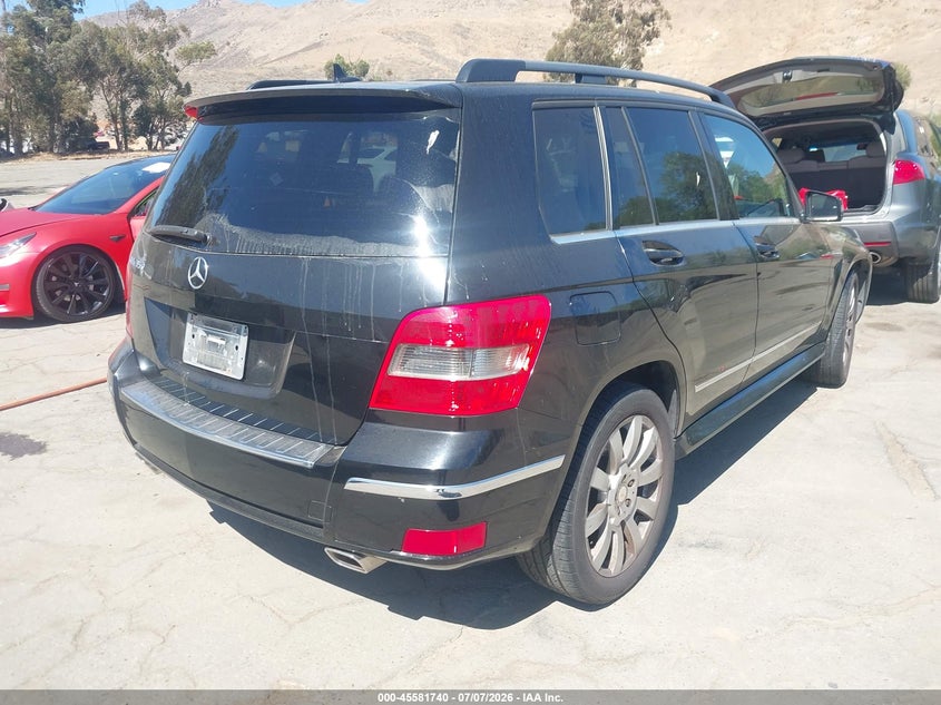 2010 Mercedes-benz Glk-class VIN WDCGG5GBXAF439827 IAAI salvage auction — NORMAL WEAR, Clear - Dealer Only (California), sold $575 on 2026-07-28 (photo 4)