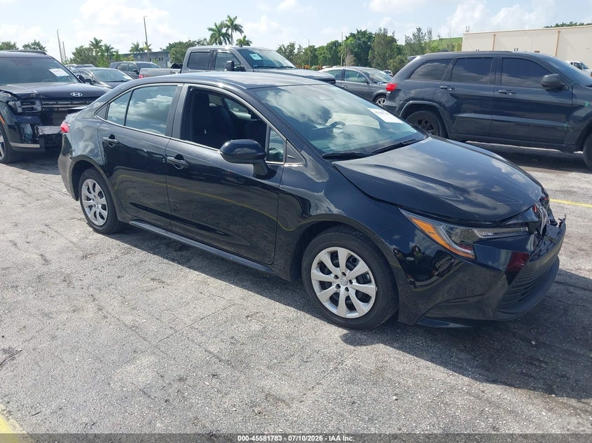 2026 Toyota Corolla VIN 5YFB4MDE0TP412262 IAAI salvage auction — FRONT & REAR, Clear (Florida), sold $25 on 2026-07-22 (photo 1)