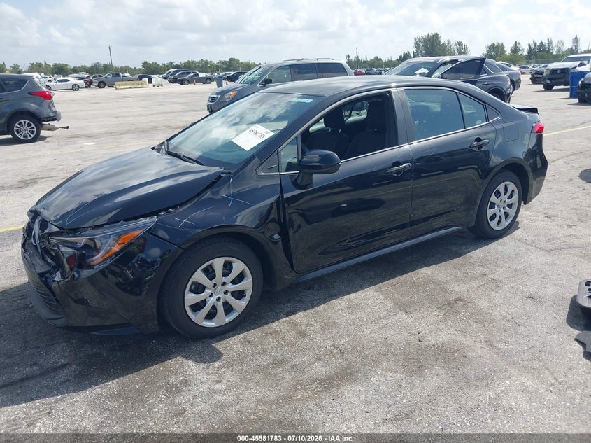 2026 Toyota Corolla VIN 5YFB4MDE0TP412262 IAAI salvage auction — FRONT & REAR, Clear (Florida), sold $25 on 2026-07-22 (photo 2)