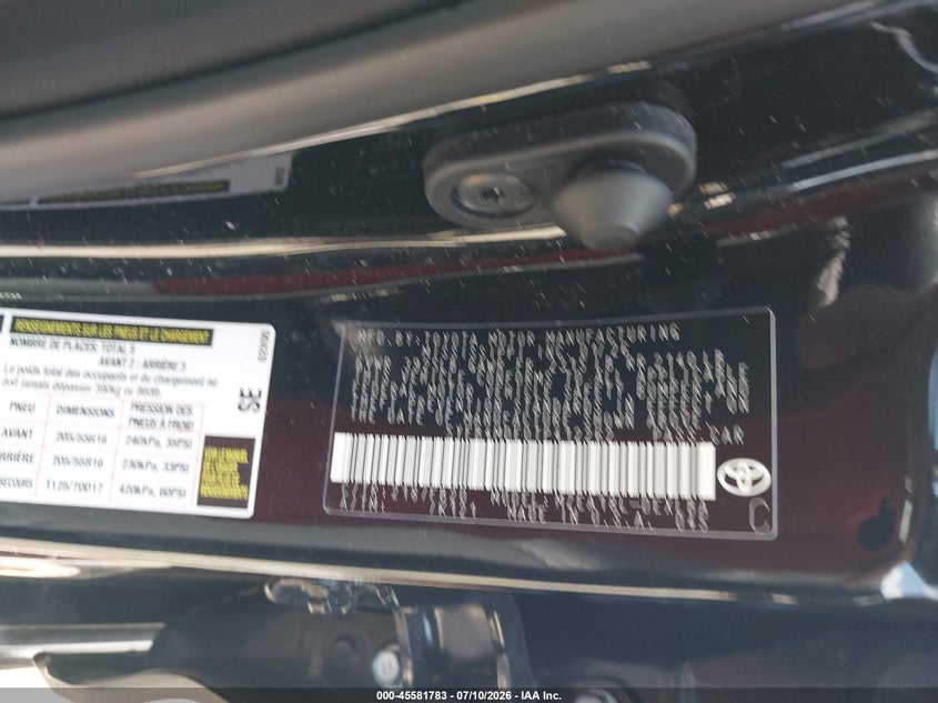 2026 Toyota Corolla VIN 5YFB4MDE0TP412262 IAAI salvage auction — FRONT & REAR, Clear (Florida), sold $25 on 2026-07-22 (photo 9)