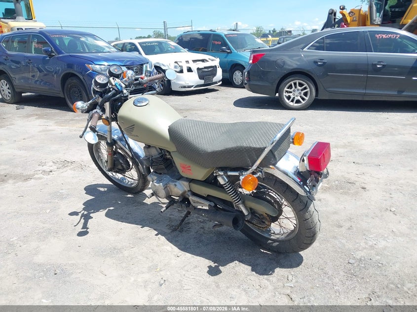 1982 Honda Cm250 VIN JH2MC0609CK016570 IAAI salvage auction — SIDE, Clear (New York), sold $125 on 2026-07-14 (photo 3)