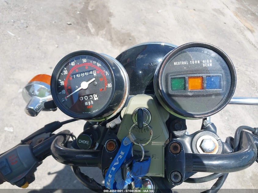 1982 Honda Cm250 VIN JH2MC0609CK016570 IAAI salvage auction — SIDE, Clear (New York), sold $125 on 2026-07-14 (photo 7)