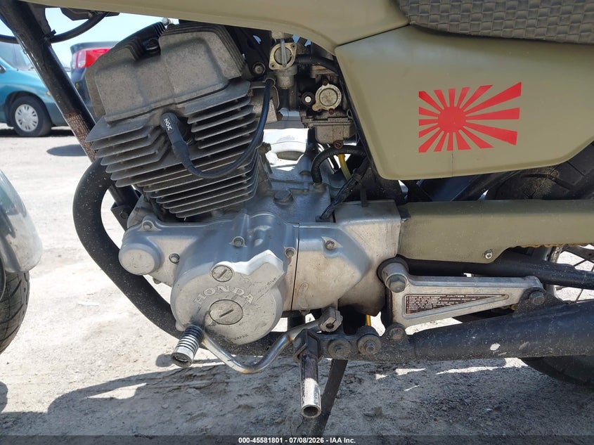 1982 Honda Cm250 VIN JH2MC0609CK016570 IAAI salvage auction — SIDE, Clear (New York), sold $125 on 2026-07-14 (photo 9)