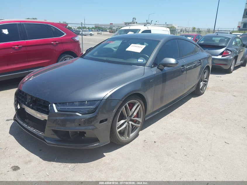 2017 Audi S7 VIN WAUWFAFC3HN025762 IAAI salvage auction — FRONT END, Original (Texas), sold $15,600 on 2026-08-20 (photo 2)
