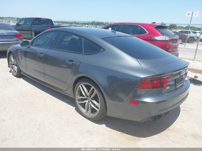 2017 Audi S7 VIN WAUWFAFC3HN025762 IAAI salvage auction — FRONT END, Original (Texas), sold $15,600 on 2026-08-20 (photo 3)