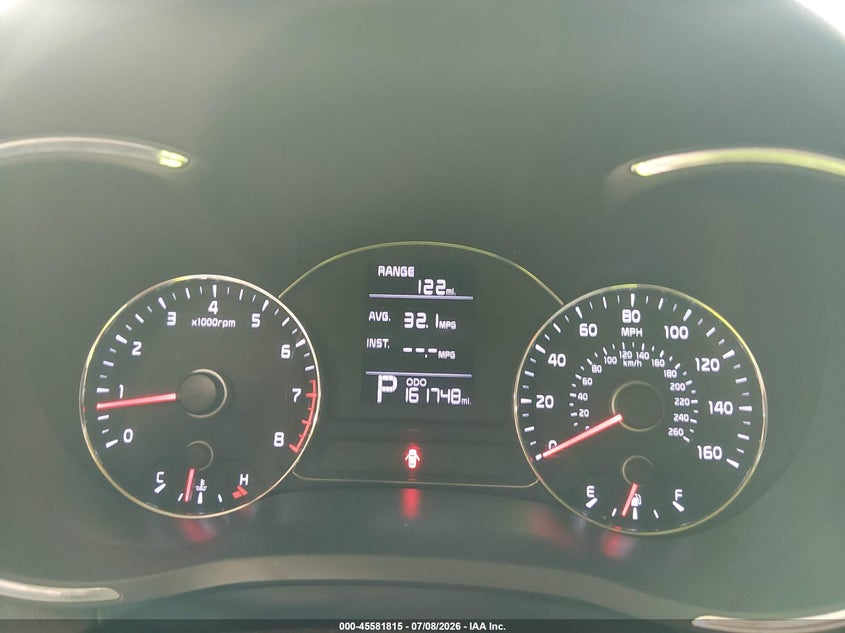2016 Kia Forte VIN KNAFK4A67G5559022 IAAI salvage auction — FRONT END, Wait Title, sold $1,100 on 2026-10-08 (photo 7)