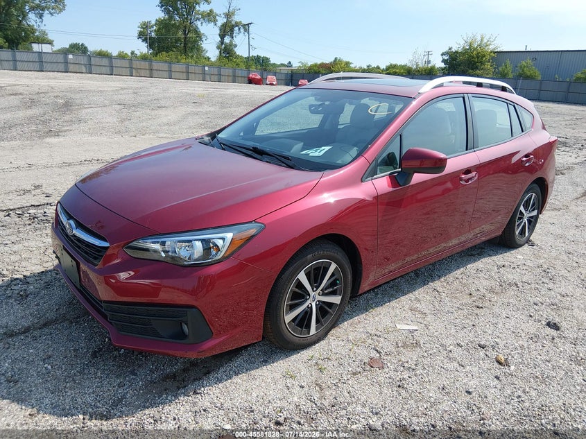 2022 Subaru Impreza VIN 4S3GTAD65N3729109 IAAI salvage auction — WATER/FLOOD, Salvage (Illinois), sold $9,400 on 2026-08-17 (photo 2)