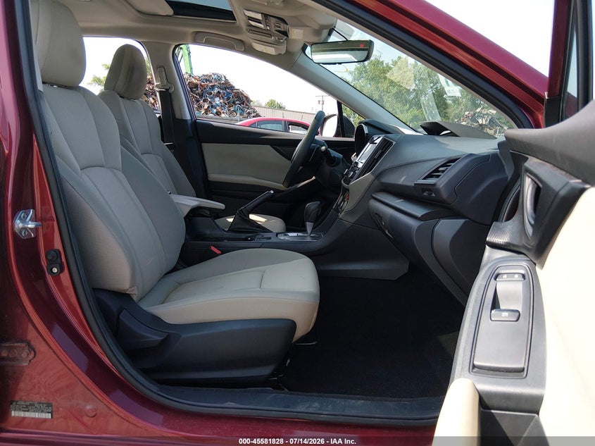 2022 Subaru Impreza VIN 4S3GTAD65N3729109 IAAI salvage auction — WATER/FLOOD, Salvage (Illinois), sold $9,400 on 2026-08-17 (photo 5)