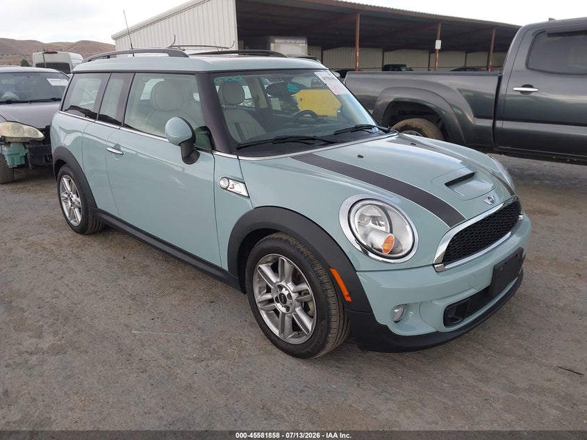 2014 Mini Clubman VIN WMWZG3C59ET801251 IAAI salvage auction — LEFT REAR, Salvage (California), sold $25 on 2026-07-30 (photo 1)